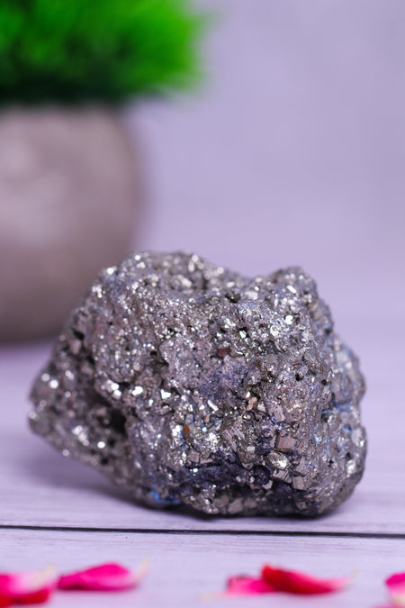 Pyrite Tumble (Small) to attract prosperity, boost confidence, and enhance mental clarity