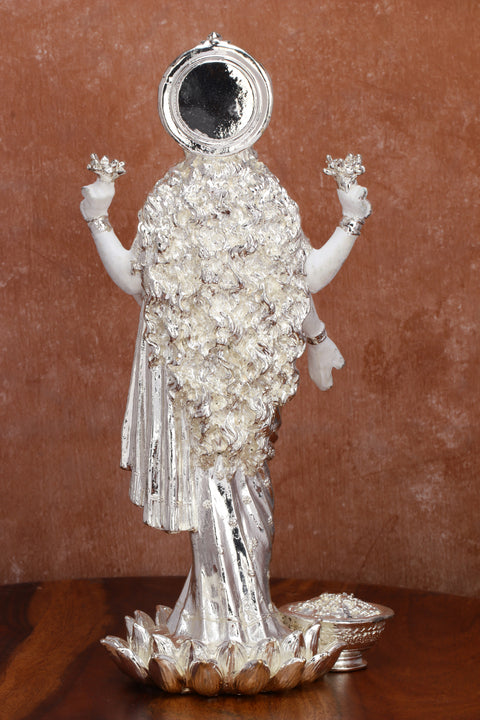 Studio Vaidik White Pure Silver Plated 10 Dhan Laxmi Murti for Goodness
