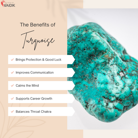 Studio Vaidik Irani Firoza/ Turquoise Ring 7.25 ratti
